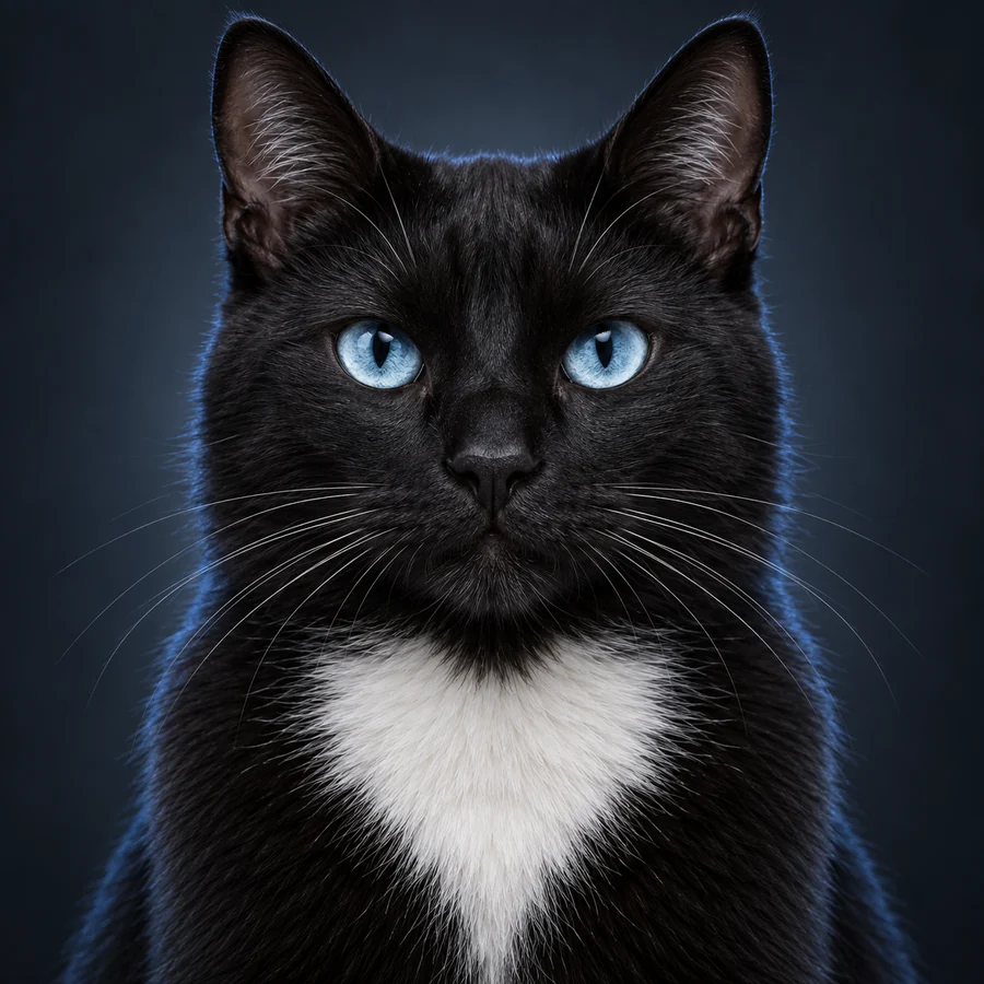 Milo black cat avatar